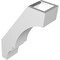 Ekena Millwork 3-in. W x 8-in. D x 12-in. H Balboa Architectural Grade PVC Knee Brace BRCP03X08X12BOA - alternate 2